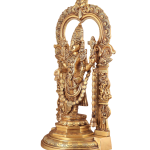 Large Brass Tirupati Balaji with Hanuman & Garuda | 22" Divine Masterpiece | 15kg Thiruvachi Prabhavali Frame | Sacred Temple Art | Jaipurio